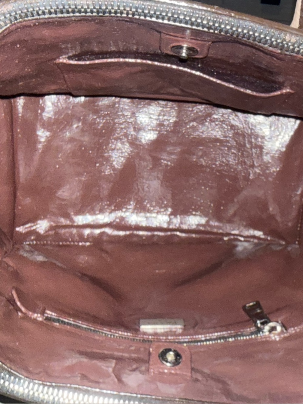 Prada Light Beige Leather Tote with Double Handles - Picture 11 of 17